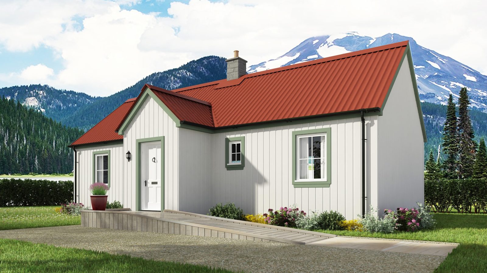 Two Bedroom Cottage Modular Home The Wee House Company
